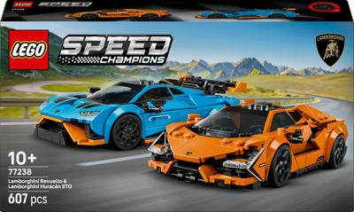 LEGO Speed Champions Lamborghini Revuelto en Huracán STO 77238