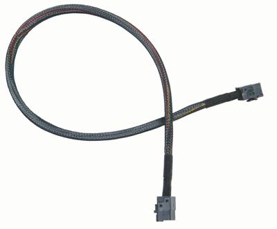Microchip Technology 2282100-R Serial Attached SCSI (SAS) kabel 1 m 6 Gbit/s Black