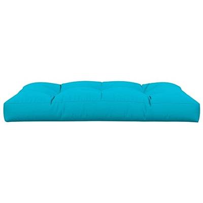 Palletkussen 120x80x12 cm stof turquoise