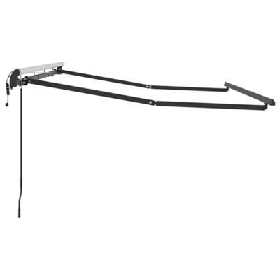 VidaXL Zijde frame antraciet 3 x 2 m metaal