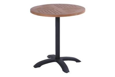 Hartman Outdoor Ronde Bistrotafel 70cm, inklapbaar - Zwart