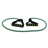 RESISTANCE FITNESS TUBE HANDLES FLEX NEW DENSITY HIGH GREEN - thumbnail