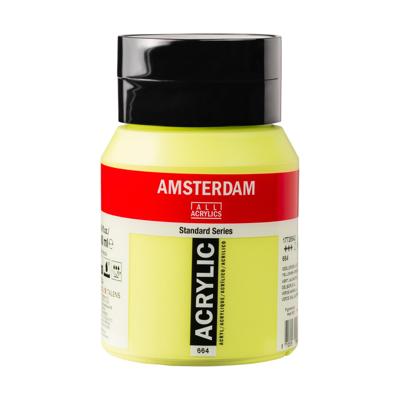 Amsterdam Standard Series Acrylverf Pot 500 ml Geelgroen Licht 664