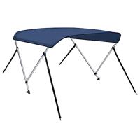 Biminitop 2-boogs 150x120x110 cm marineblauw - thumbnail