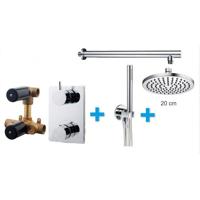 Wiesbaden one-pack inbouwthermostaatset rond type 102 - thumbnail