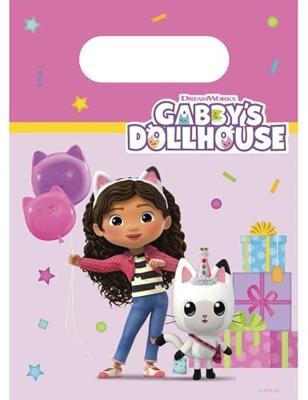 Uitdeelzakjes Papier Gabby's Poppenhuis , 4st.