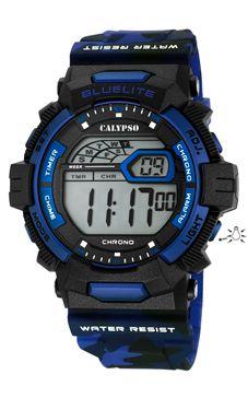Horlogeband Calypso K5693-1 Kunststof/Plastic Blauw 27mm Horlogeband Calypso K5693-1 Kunststof/Plastic Blauw 27mm
