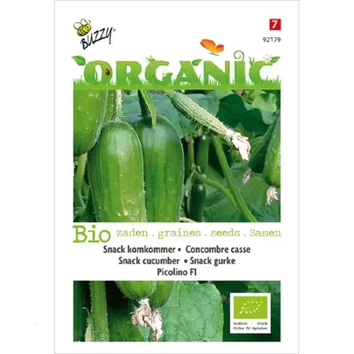 Zaden Organic Snackkomkommer Picolino (BIO) Buzzy - Buzzy