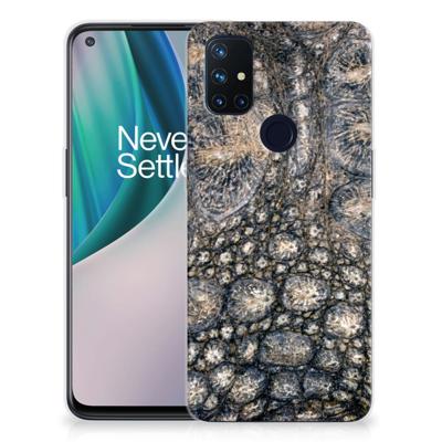 OnePlus Nord N10 5G | TPU Hoesje | Krokodillenprint OnePlus Nord N10 5G | TPU Hoesje | Krokodillenprint