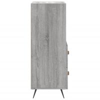 Dressoir 34,5x34x90 cm bewerkt hout grijs sonoma eikenkleurig - thumbnail