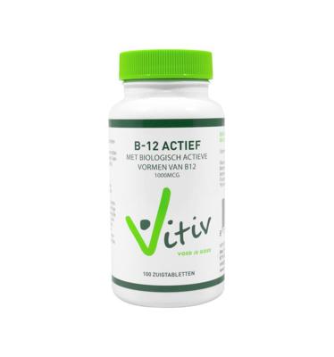 Vitiv Vitamine B12 actief 100 Zuigtabletten