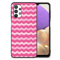 Samsung Galaxy A32 5G Back Case Waves Pink - thumbnail