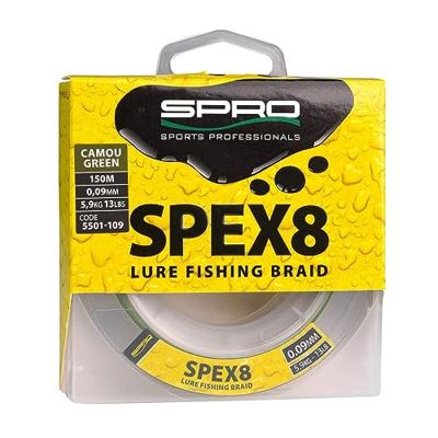 Spro Spex8 Braid Camou Green 0.12 mm 150M