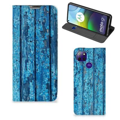 Motorola Moto G9 Power Book | Wallet Case | Wood Blue