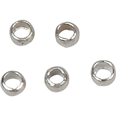 Creativ Company Knijpkralen, d 2 mm, zilver, 100 stuk/ 1 doos