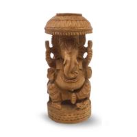 Ganesh met Paraplu - 25 cm - thumbnail