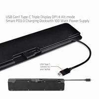 club3D 4K ChargingDock USB-C USB-C dockingstation Geschikt voor merk (dockingstation): Club 3D USB-C Power Delivery - thumbnail