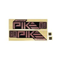 ROCKSHOX decor set decal set rs copper foil pike ult 27/29 matt-copp. - thumbnail