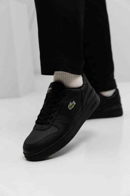 Lacoste T-Clip Sneakers Heren Zwart - Maat 41 - Kleur: Zwart | Soccerfanshop Lacoste T-Clip Sneakers Heren Zwart - Maat 41 - Kleur: Zwart | Soccerfanshop