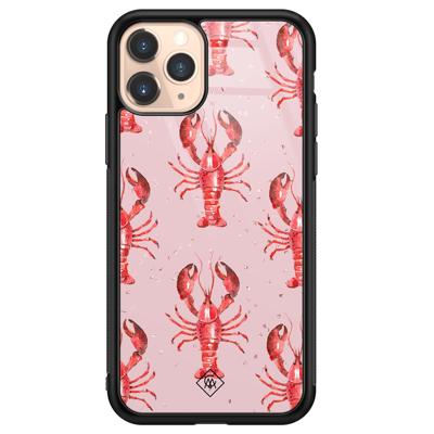iPhone 11 Pro glazen hardcase - Lobster all the way