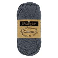 Scheepjes Catona 50g - 393 Charcoal - Haakgaren / Breigaren - thumbnail