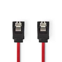Nedis CCGP73150RD05 Datakabel Sata 3 Gb/s Sata 7-pins Female Met Vergrendeling - Sata 7-pins Female Met Vergrendeling 0,5 M Rood - thumbnail