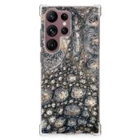 Samsung Galaxy S23 Ultra Case Anti-shock Krokodillenprint - thumbnail