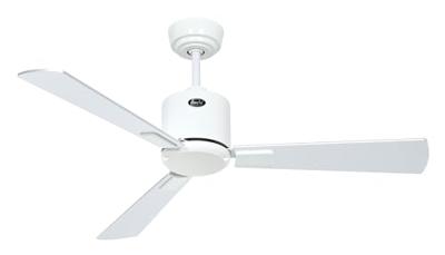 CasaFan ECO NEO III 103 WE-WN/SI WiFi Flügel Wenge/silber Plafondventilator 16 W (Ø x h) 103 cm x 360 mm Wit Met afstandsbediening, Timer, Met wintermodus,