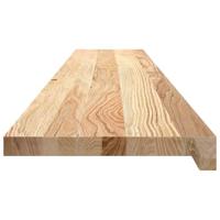 Vensterbanken 2 st onbehandeld 140x25x2 cm massief eikenhout - thumbnail