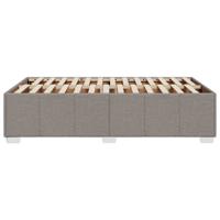 Bedframe zonder matras 120x190 cm stof taupe - thumbnail