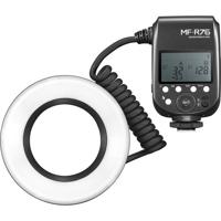 Godox MF-R76 macro ringflitser met afzonderlijke flitsbuisregeling en 8 adapterringen - thumbnail