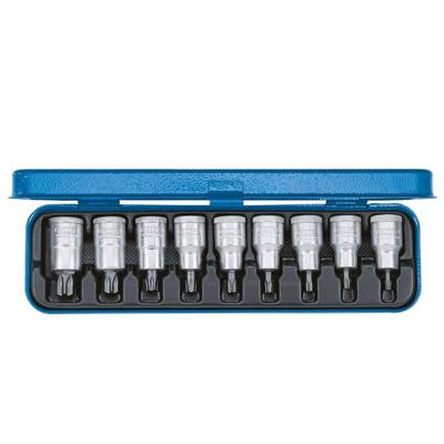 Gedore 6158970 6158970 Dopsleutel-bitinzetset Inch 1/2 (12,5 mm) 9-delig