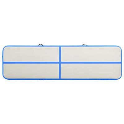 VidaXL Gymnastiekmat met pomp opblaasbaar 700x100x20 cm pvc bauw