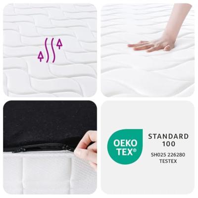 Pocketveringmatras middelhard-hard 90x200 cm - thumbnail