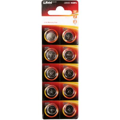 Knoopcel Batterij LR44/AG13 - 1.5V Alkaline - 10 Stuks