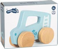 Small Foot - houten duwautootje blauw - thumbnail