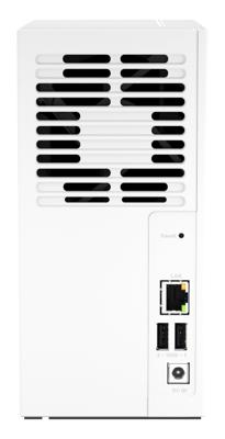 QNAP TS-233 data-opslag-server NAS Tower ARM Cortex-A55 2 GB 0 TB QNAP QTS Wit
