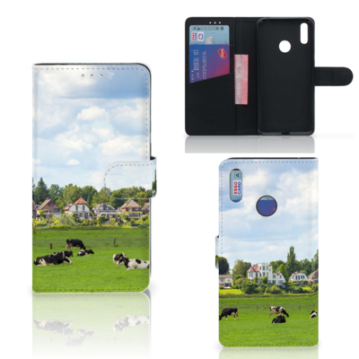 Huawei Y7 (2019) | Telefoonhoesje | Met pasjeshouder | Koeien Huawei Y7 (2019) | Telefoonhoesje | Met pasjeshouder | Koeien