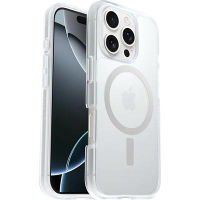 Otterbox React Backcover Apple iPhone 16 Pro Transparant Inductieve lading, MagSafe compatible Otterbox React Backcover Apple iPhone 16 Pro Transparant Inductieve lading, MagSafe compatible