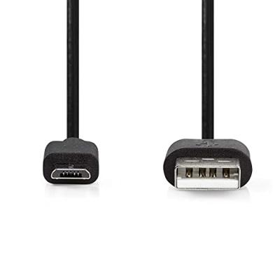 USB 2.0-Kabel | A Male - Micro-B Male | 1,0 m | Zwart