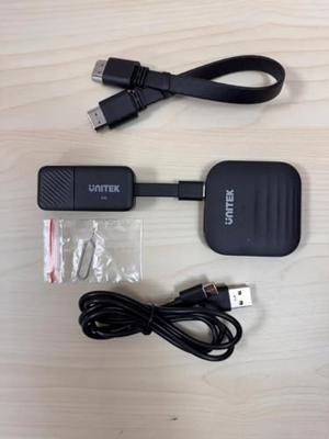 UNITEK V1184A01 audio/video extender AV-zender & ontvanger Zwart