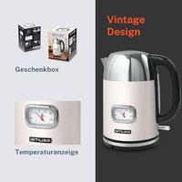 Muse MS-020SC - Elektrische waterkoker, 1,7 L, creme - thumbnail