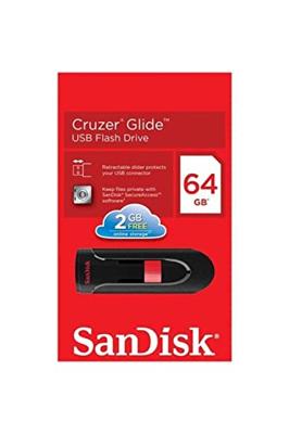 SanDisk Cruzer® Glide™ USB-stick 64 GB Zwart SDCZ60-064G-B35 USB-A 2.0