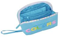 Schoolpennenzak Benetton Spring Hemelsblauw 22 x 10 x 10 cm - thumbnail