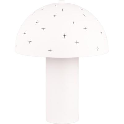 LED Tafellamp E14 - Stijlvol Mat Wit Metaal - Max 28W