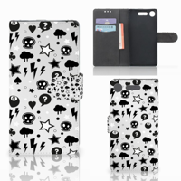 Telefoonhoesje met Naam Sony Xperia XZ1 Silver Punk - thumbnail