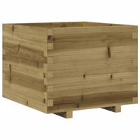 VidaXL Plantenbak 60x60x49,5 cm geïmpregneerd grenenhout - thumbnail