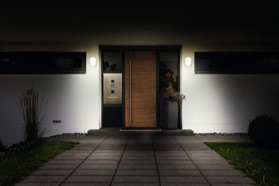 LEDVANCE Endura Style Plate Sensor 4058075477872 LED-buitenlamp met bewegingsmelder (wand) LED 12.50 W Staal