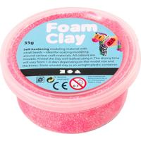 Foam Clay - neon roze, 35gr. - thumbnail
