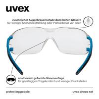 uvex pheos nxt 9128265 Veiligheidsbril Incl. UV-bescherming Blauw, Antraciet EN 166:2001, EN 170:2002 - thumbnail